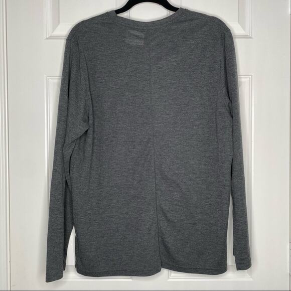 SKECHERS Mens Performance Lightweight Henley Long Sleeve Pullover Shirt Large - Picture 4 of 5